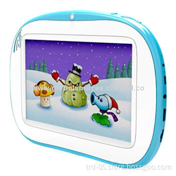 7-inch Kids' Educational Learning Tablet PC, Amlogic AML8726 Dual-core, 3.7V/3,000mAh Battery